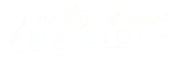 Pretty Damn Ambitious™ Logo